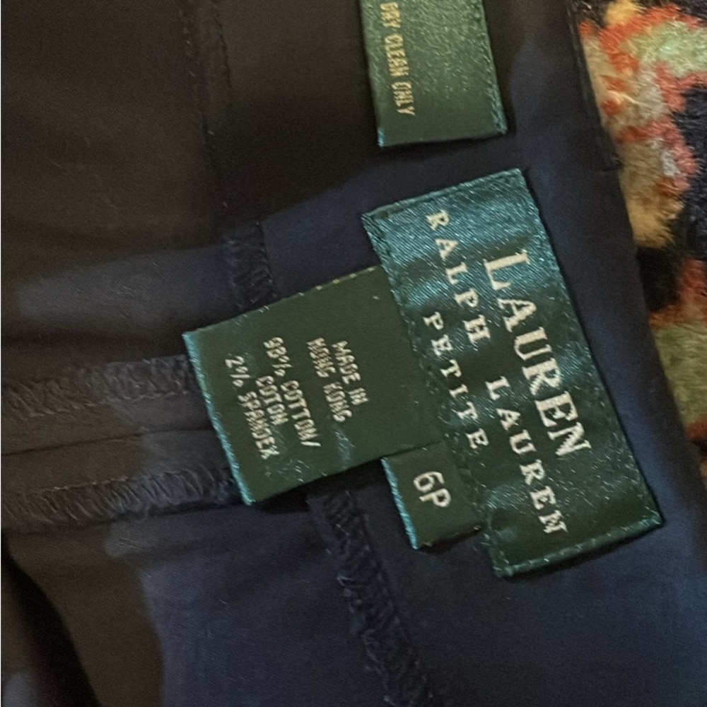 Ralph Lauren Petite Dark Gray Pants
